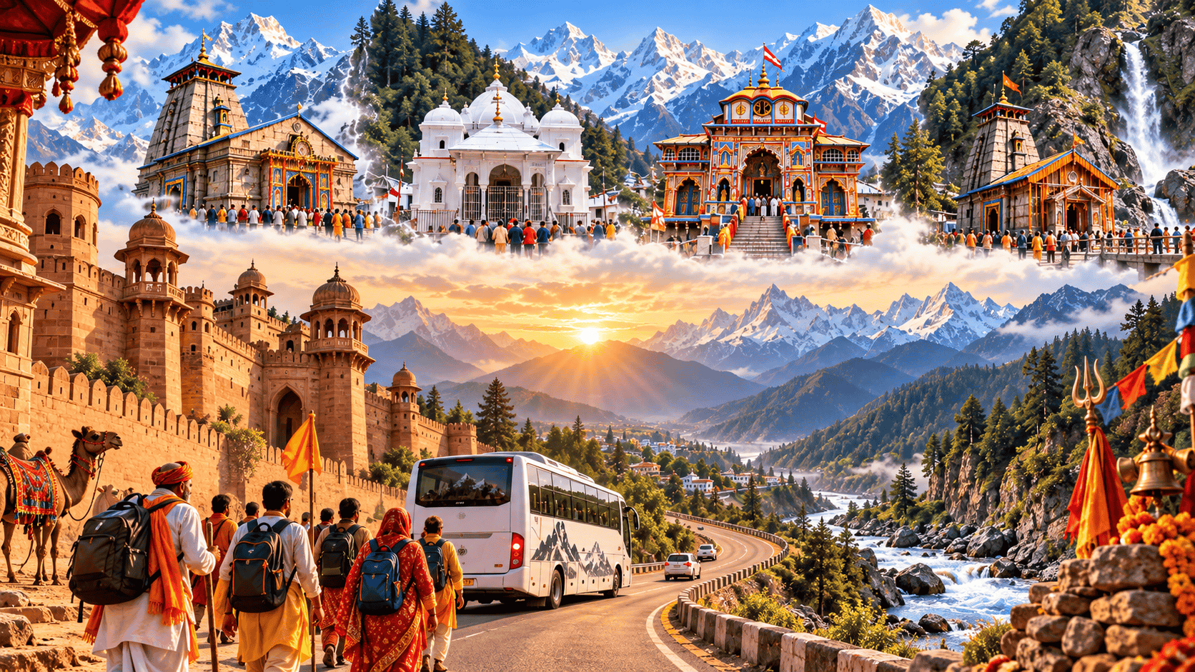 How to Reach Char Dham Yatra from Bikaner, Rajasthan | Complete Travel Guide